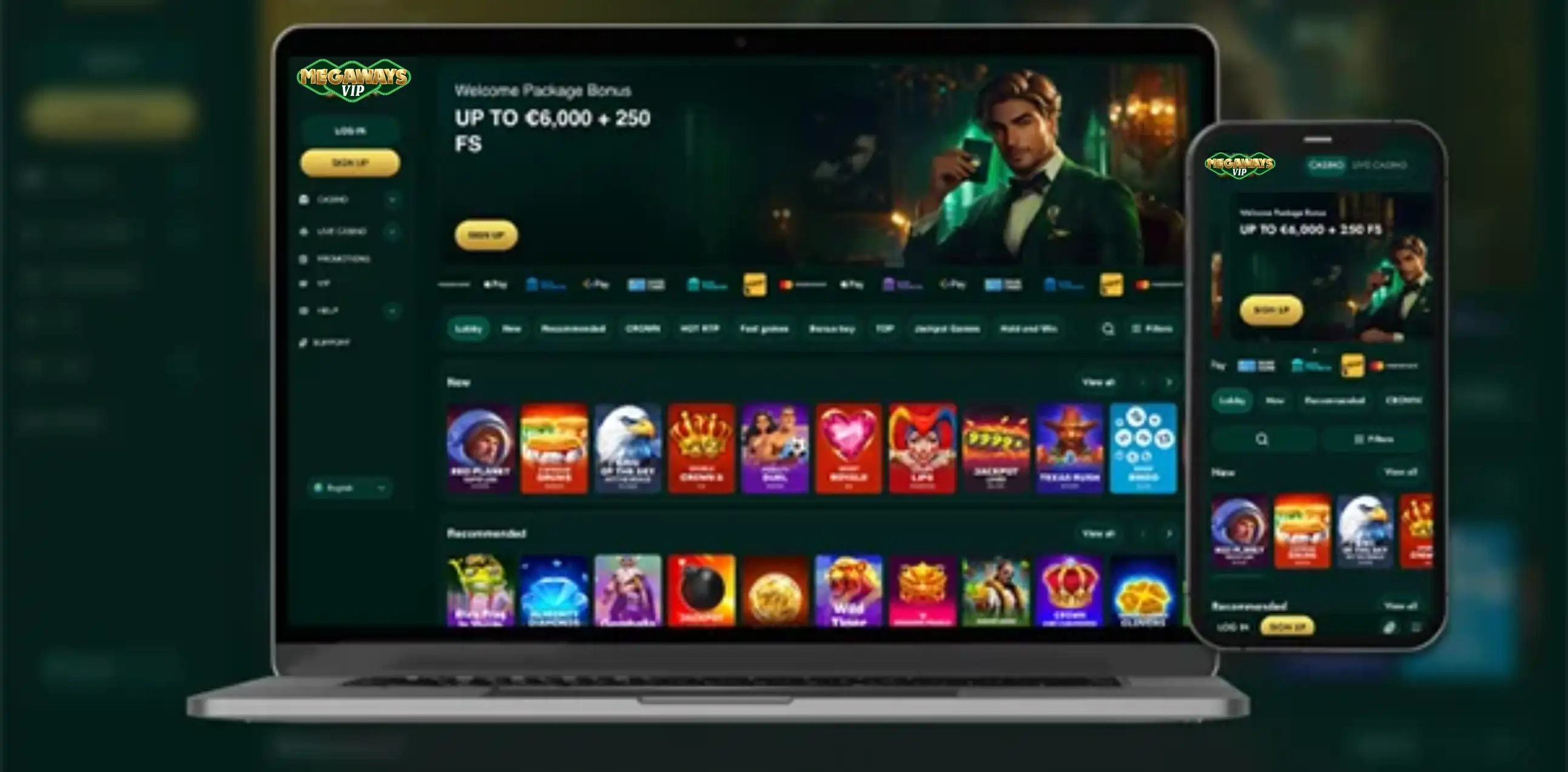 MegaWaysVip Casino App-Screenshot